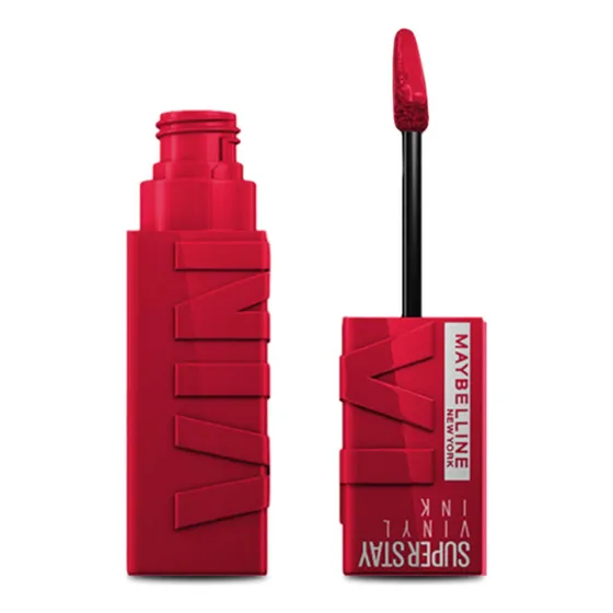 Labial Líquido Maybelline Superstay Vinyl Ink Acabado Brillante Color Wicked
