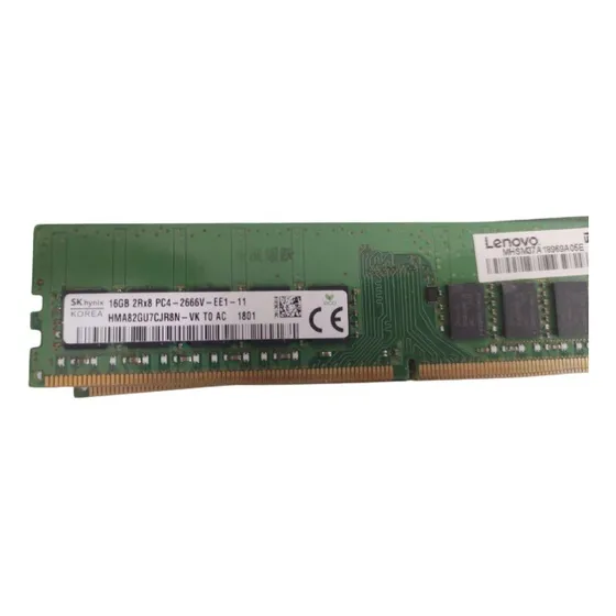 Memória 16gb Ddr4-2666 Udimm Ecc Hma82gu7cjr8n-vk P Servidor