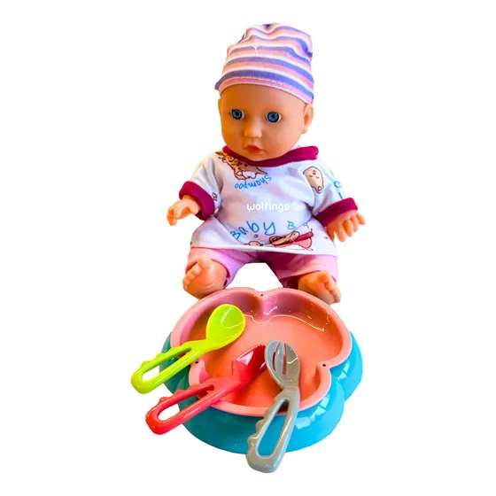 Muñeco Bebe Bebote Juguete Articulado Tiny Delfi 22 Cm Juego