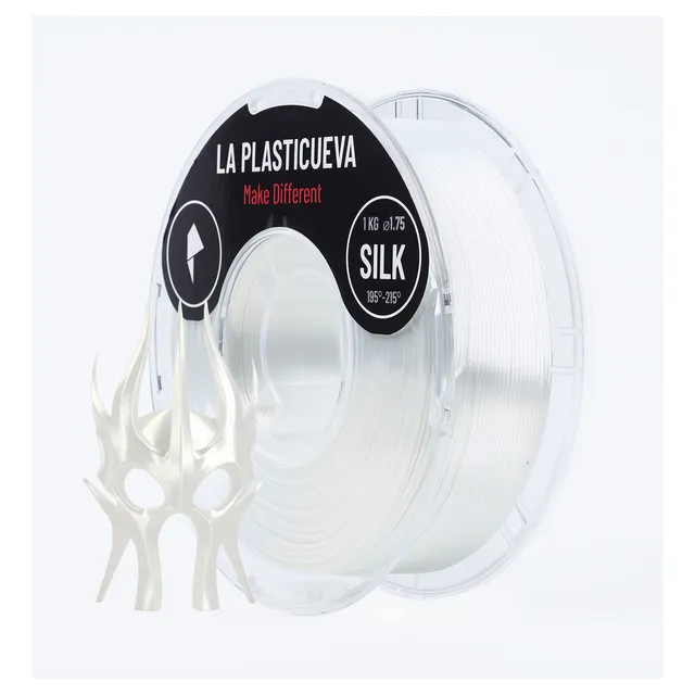 Silk 1.75 1kg Filamento Seda 3d Premium Colores Color Blanco