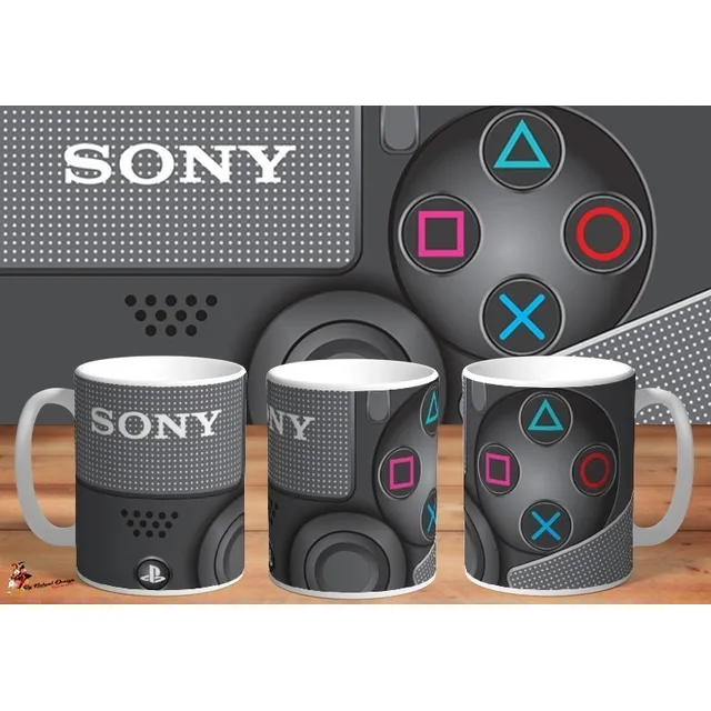 Taza Sony Playstation 4 Joystic 4k Fans Art