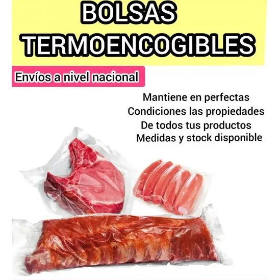 Bolsas Termoencogibles Empacado Al Vacio De Carne O Queso