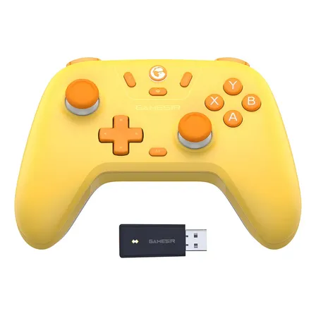 Gamesir T4 Nova Lite Android PC Switch iOS Steam Joystick amarelo