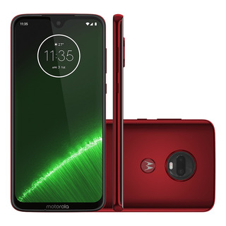 Moto G7+ Plus 64gb Câm.16mp 6.2'' Vermelho - Excelente Moto G7+ Plus 64gb Câm.16mp 6.2'' Vermelho - Excelente