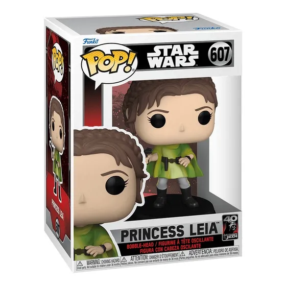 Figura De Accion Princess Leia 607 Star Wars Funko Pop
