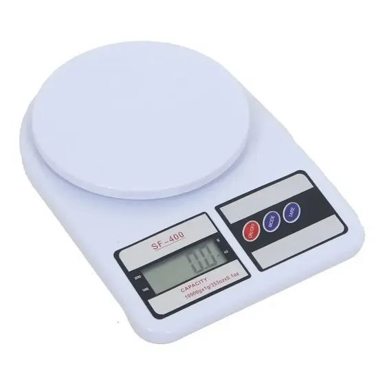 Balanza de cocina digital SQ Cozinha SF-400 pesa hasta 10kg Blanco | Cuotas sin interés