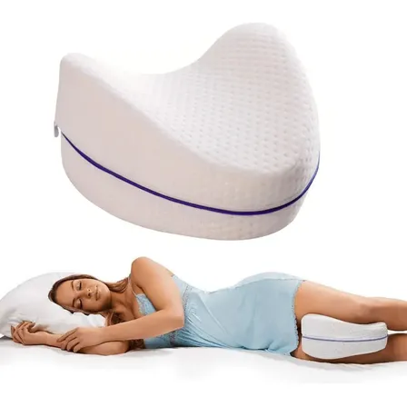 Travesseiro Ortopédico De Pernas Apoio De Joelho Almofada Branco 1