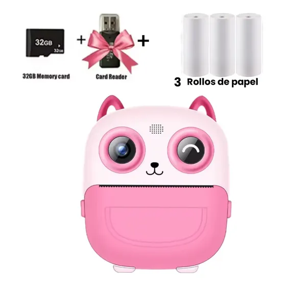 Cámara Digital De Impresión Térmica Instantánea Para Niños
