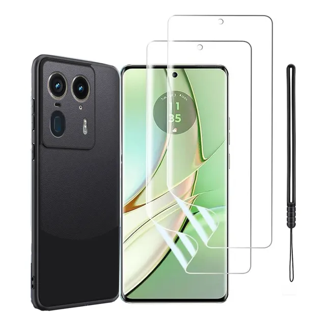 Kit Funda Para Motorola Moto Edge 50 Fusion Case+2 Mica+correa