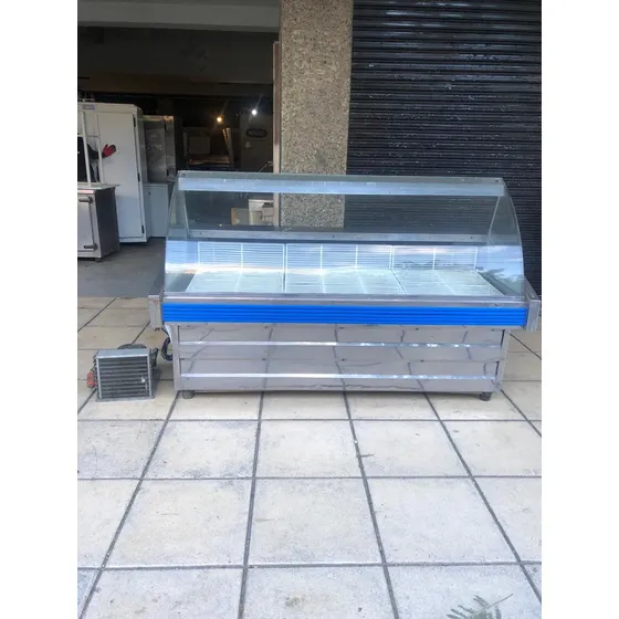 Heladera Exhibidora Batea 2mts Acero Inox  Muy Buena !