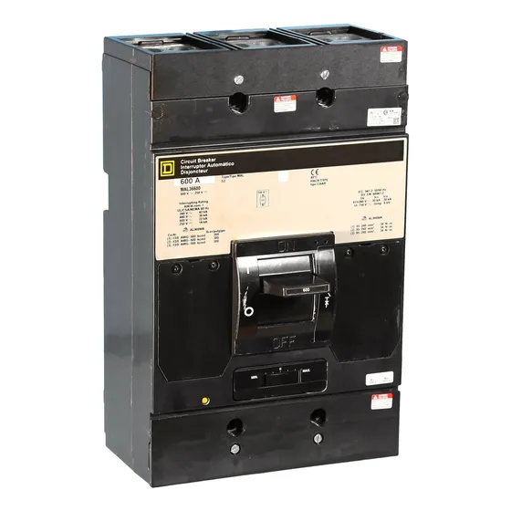 Interruptor Termomagnetico Mal36600 3p 600amp. 600v Square D