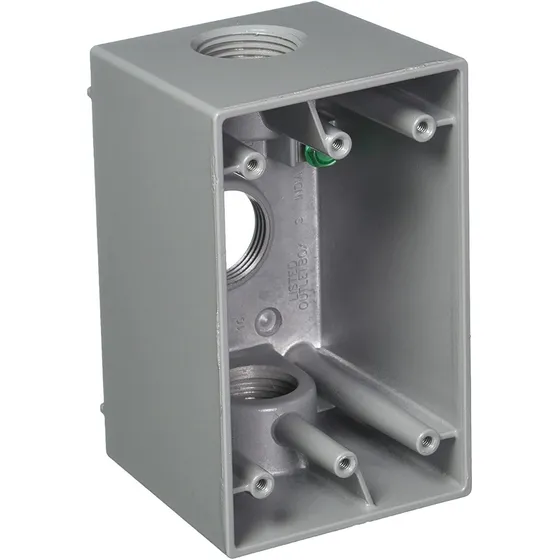 2 Pzs Caja Condulet Fs Hubbell Bell 5386-0 3/4  3 Salidas