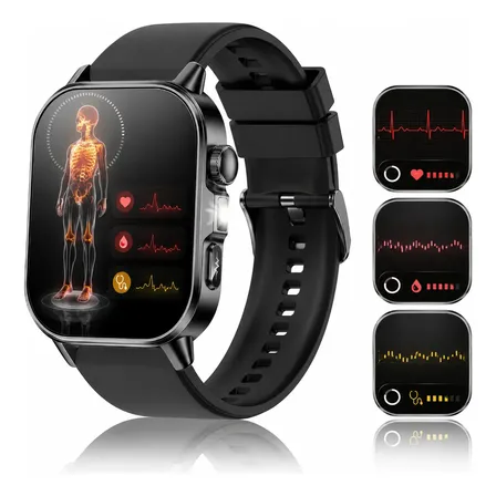 Smartwatch Presión Arterial Oxígeno Sangre, Monitoreo Salud
