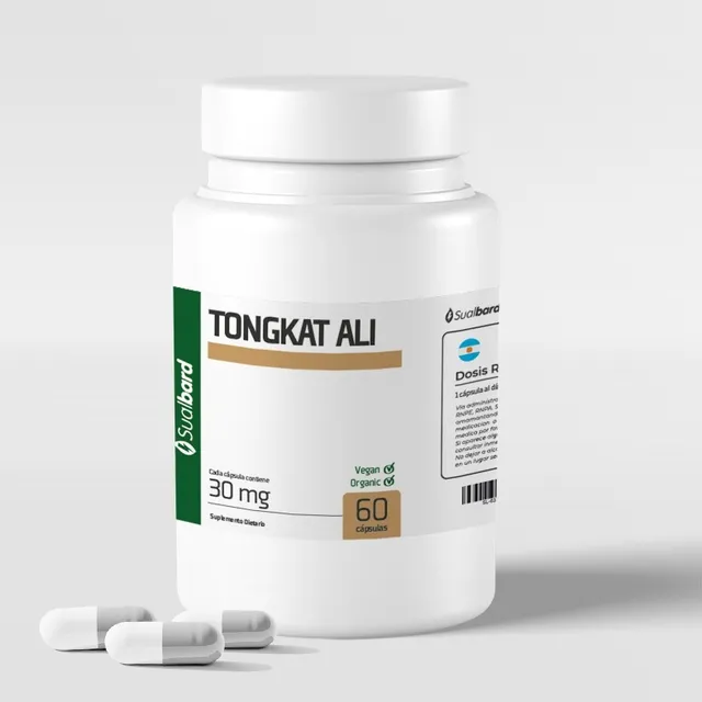 Tongkat Ali Eurycoma Longifolia 1600 Mg 60 Caps  Testo