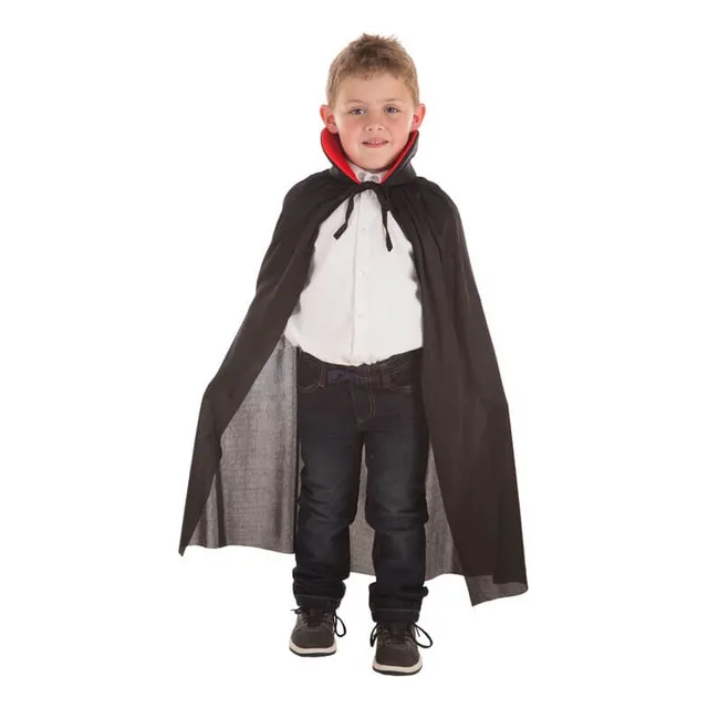 Capa Dracula Vampiro Niño Disfraz Halloween 90 Cm