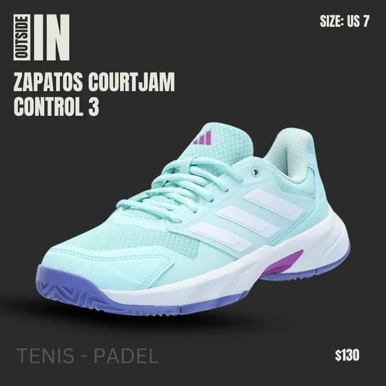 Zapato adidas Courtjam Para Tenis O Padel
