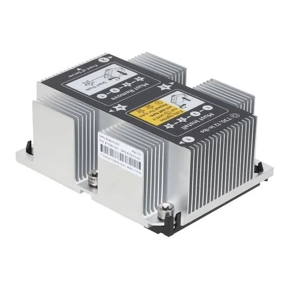 Disipador De Calor Fan Cooler Heatsink Hp Dl380 G10 Servidor
