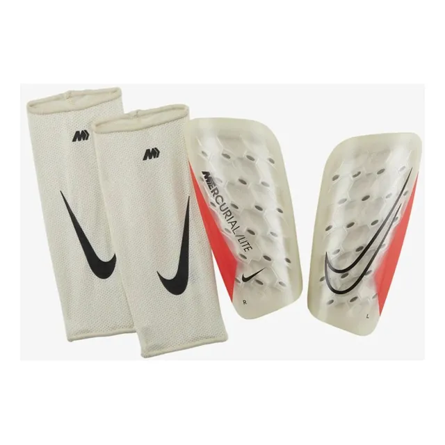Canillera Nike Futbol Merc Lite- Coconut Blanca - Menpi
