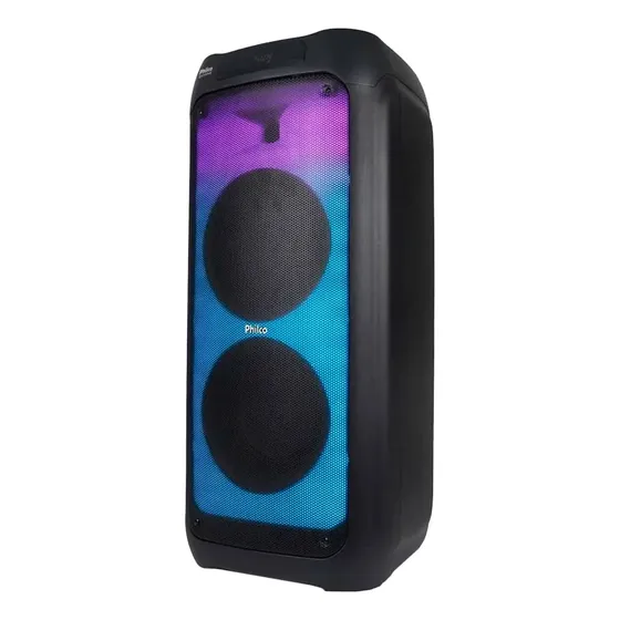 Caixa De Som Portátil Ampl. Philco Pcx10100 Full Led - 1500w
