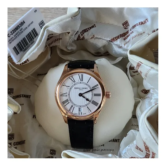 Reloj Mujer Frederique Constant Classics Croc Guilloche