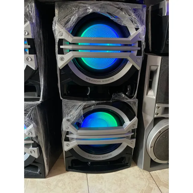 Bocinas Para Minicomponente Panasonic Max-370 Negro Con Gris 2500 W