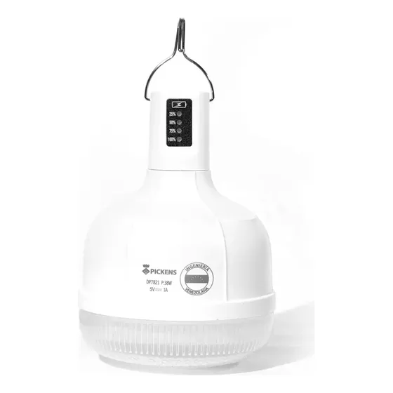 Bombillo Recargable Led 38w 7 Horas Duración Pickens