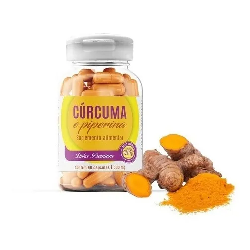 Curcuma Con Pimienta Negra 90 Caps Antiinflamatorio Premium