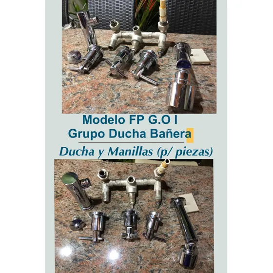 Grifería Ducha Bañera Fundición Pacífico G.o I