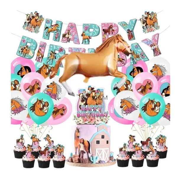 Set Decoración Globos Varios Diseños Infantiles