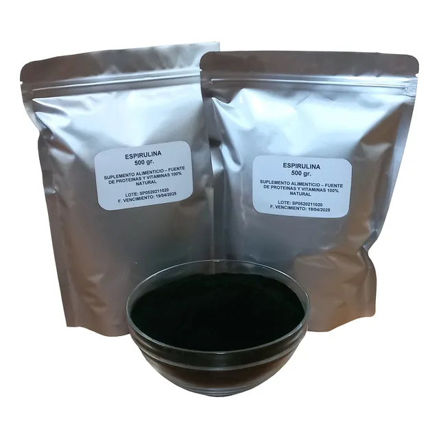 Espirulina Orgánica En Polvo 1 Kg. A Granel