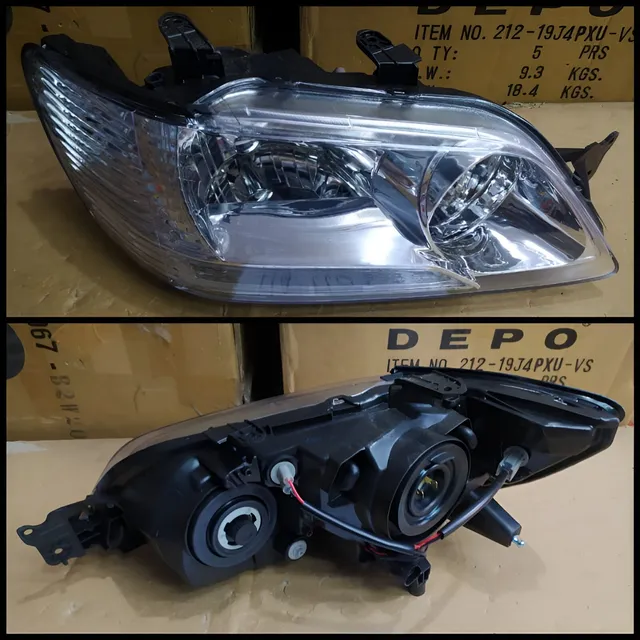 Faro Izquierdo Mitsubishi Lancer Evo 01-04 (doble) Depo