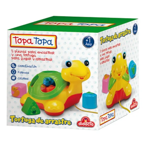 Juguete Didacta Tortuga Arrastre Topa Topa Universo Binario