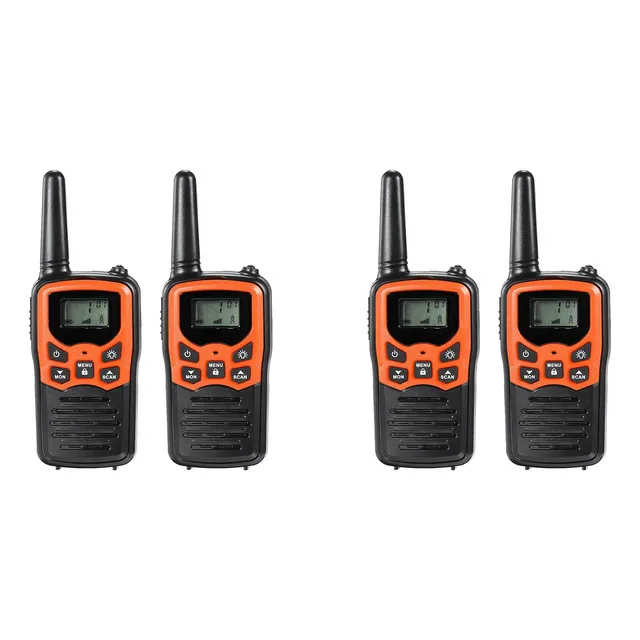 Walkie Talkie Radio Portátil De 4 Unidades, 22 Canales, 10 K