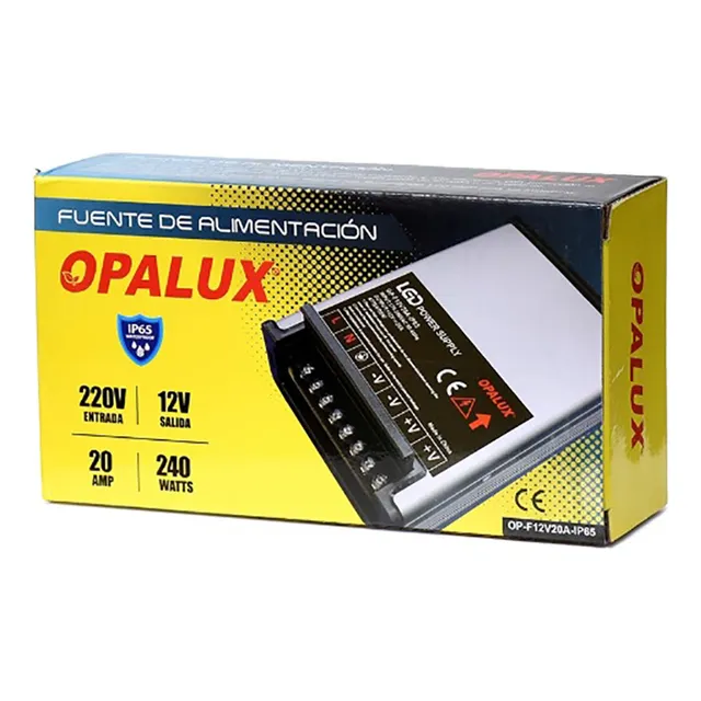 Fuente De Poder Switching Vertical 12v 20amp Ip65 - Opalux