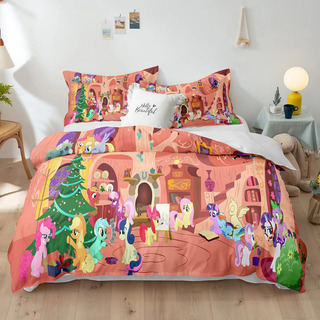 Conjunto De Cama My Little Pony Com Design De Unicórnio Conjunto De Cama My Little Pony Com Design De Unicórnio