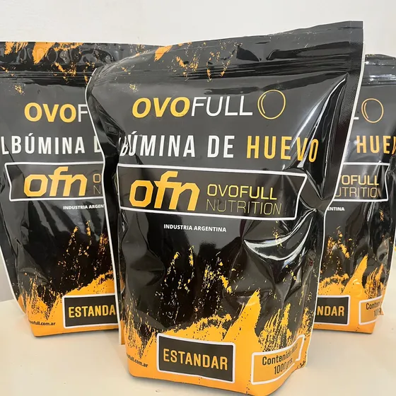 Albúmina De Huevo Deshidratada Ovofull 1 Kg Proteína Claras Sabor Natural