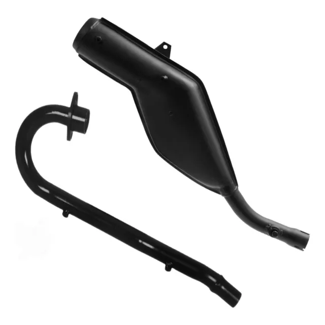 Ponteira Escape + Curva Para Motos Xr 200 Ano 1994 Até 2003
