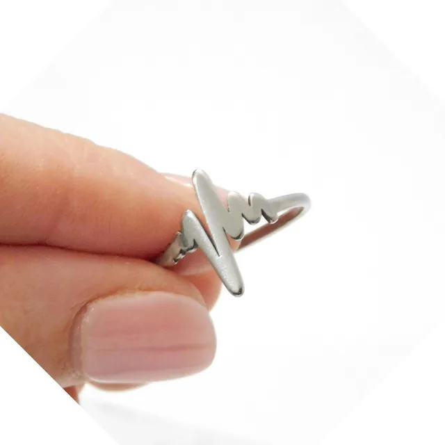 Anillo Acero Quirúrgico Medicina Enfermería Salud Joyas