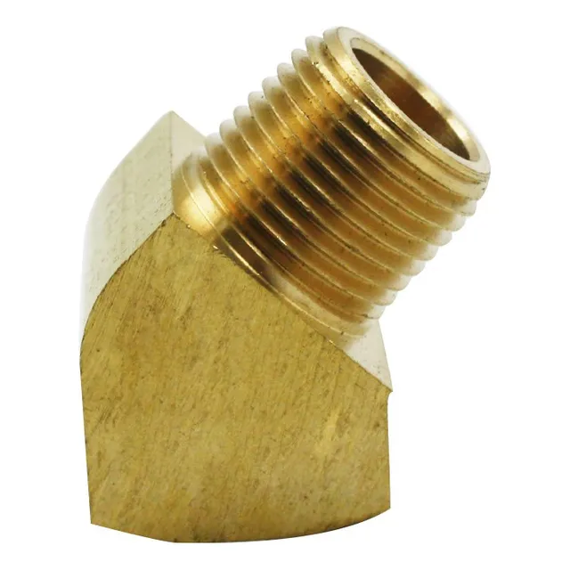 Codo Calle 45 Grado Npt Hembra 1 8  X 8 Macho Barstock (1