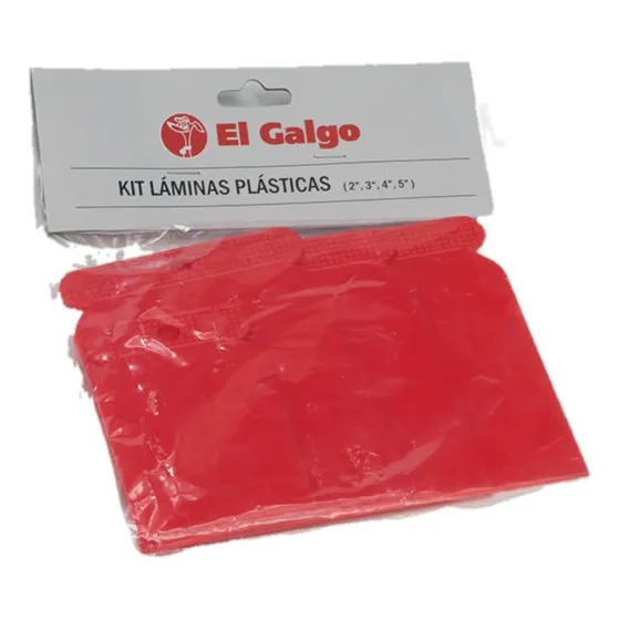 El Galgo Kit Set Espatulas Plasticas