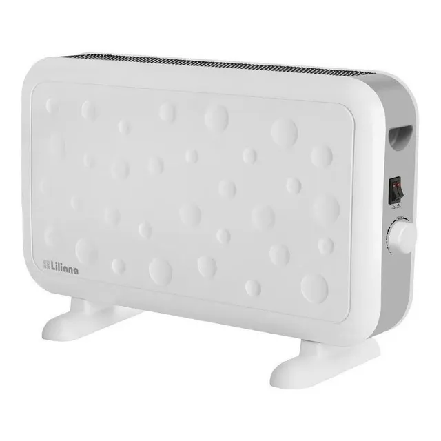 Calefactor Eléctrico Liliana Cng17 Blanco Y Gris Outlet