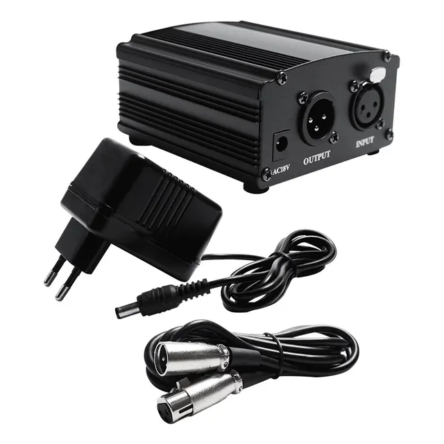 Phantom Power 48v Microfono Condensador Estudio Podcast Una Ganga 201202