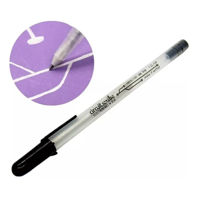 Lapiz Marcador De Tinta Conductiva Plata Para Circuitos