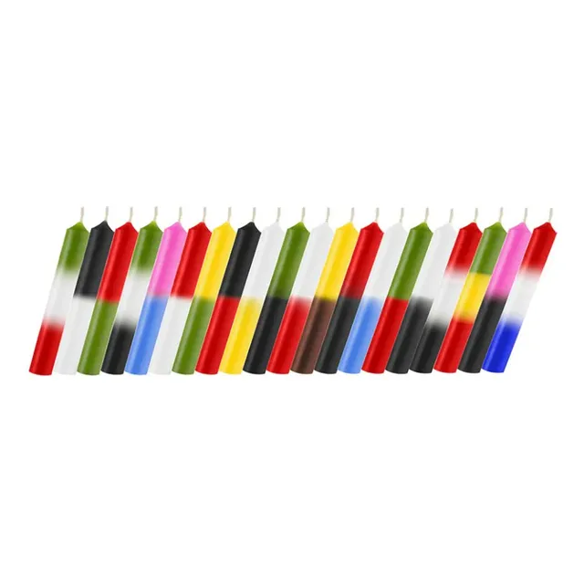 Vela , Velas Cortas Combinadas Iluminarte X 100 U