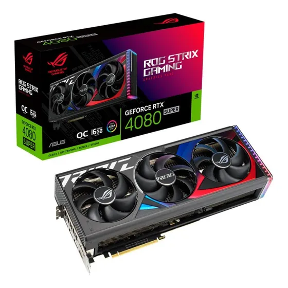Placa De Vídeo Asus Rog Strix, Nvidia Geforce Rtx 4080 Super