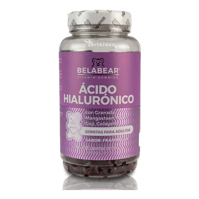 Ácido Hialurónico 100 Gomitas Belabear Colágeno