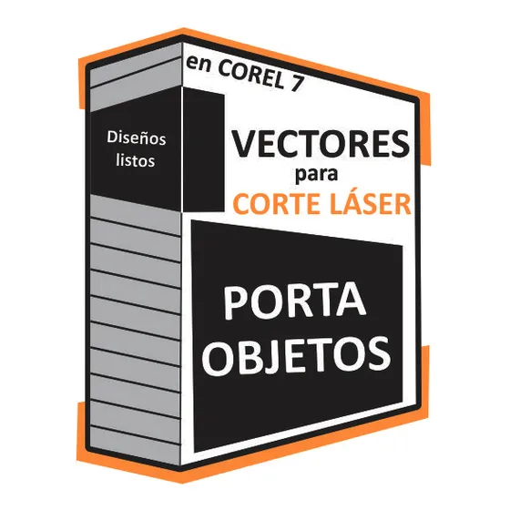 Vectores Porta Objetos P/ Corte Láser! Envío X Descarga