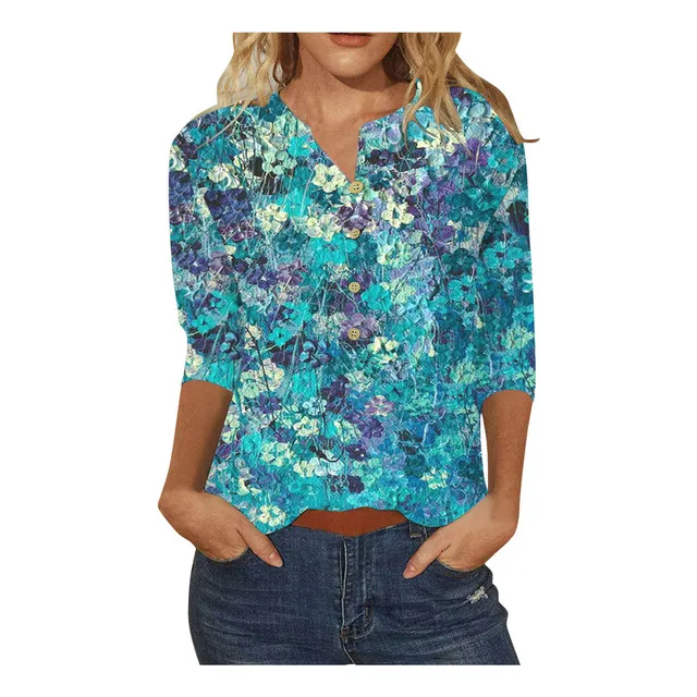 Elegantes Blusas De Verano Para Mujer, Modernas, Con Botones