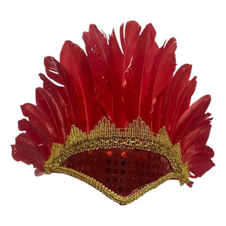 Diadema De Plumas, Colorido Tocado Principal Ajustable Diadema De Plumas, Colorido Tocado Principal Ajustable