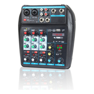 Mesa De Som Digital 4 Canais Usb Bluetooth Phantom Mixer Mp3 Mesa De Som Digital 4 Canais Usb Bluetooth Phantom Mixer Mp3
